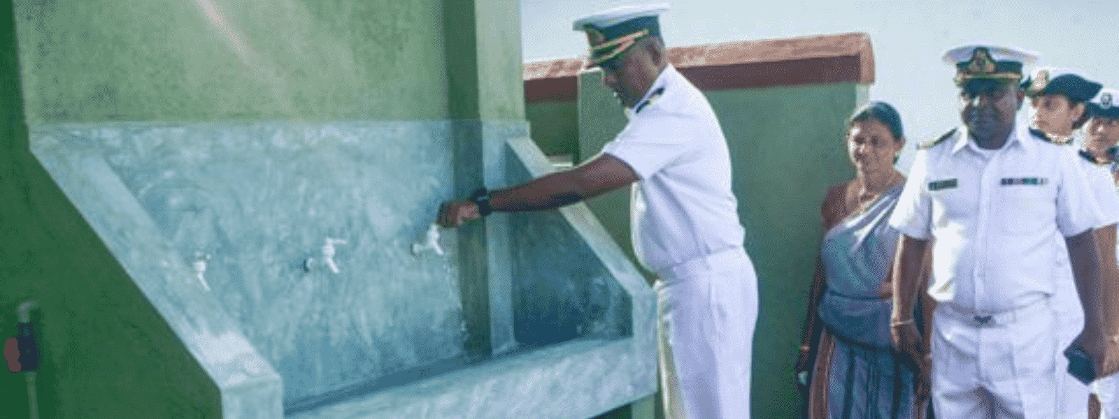 Navy Upgrades Sanitation at Medawachchiya Schools